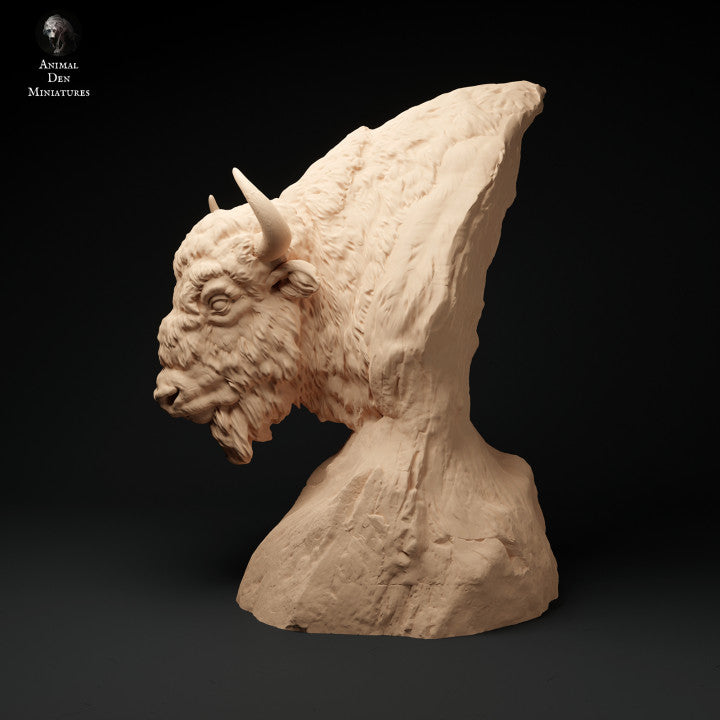 European Bison Bust