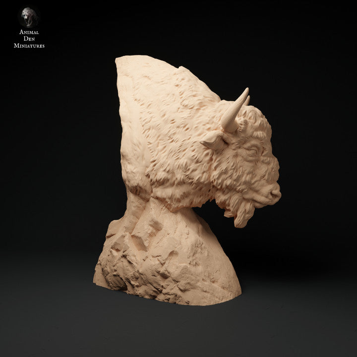 European Bison Bust