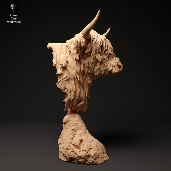 Highland Cow Bust