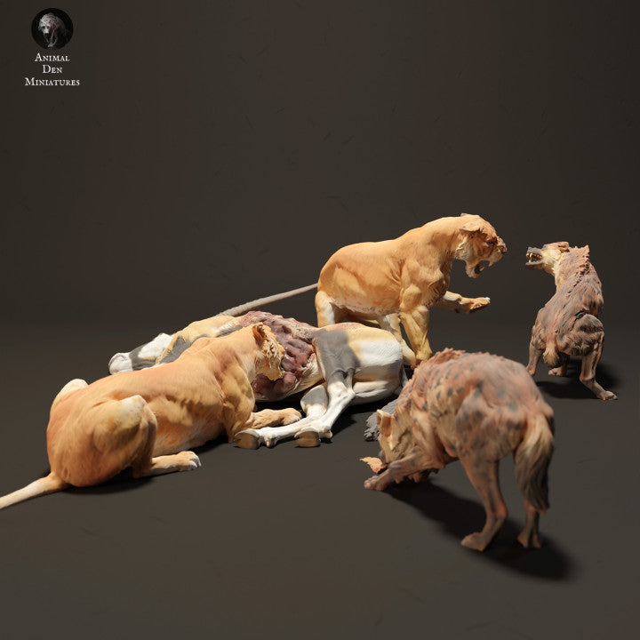 Lionesses vs Spotted Hyenas