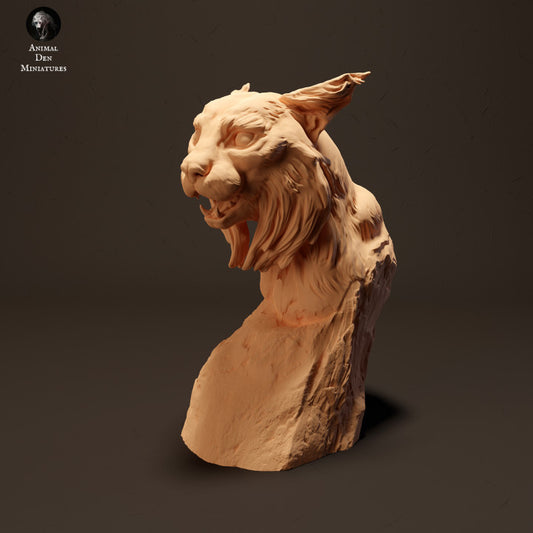 Iberian Lynx Bust