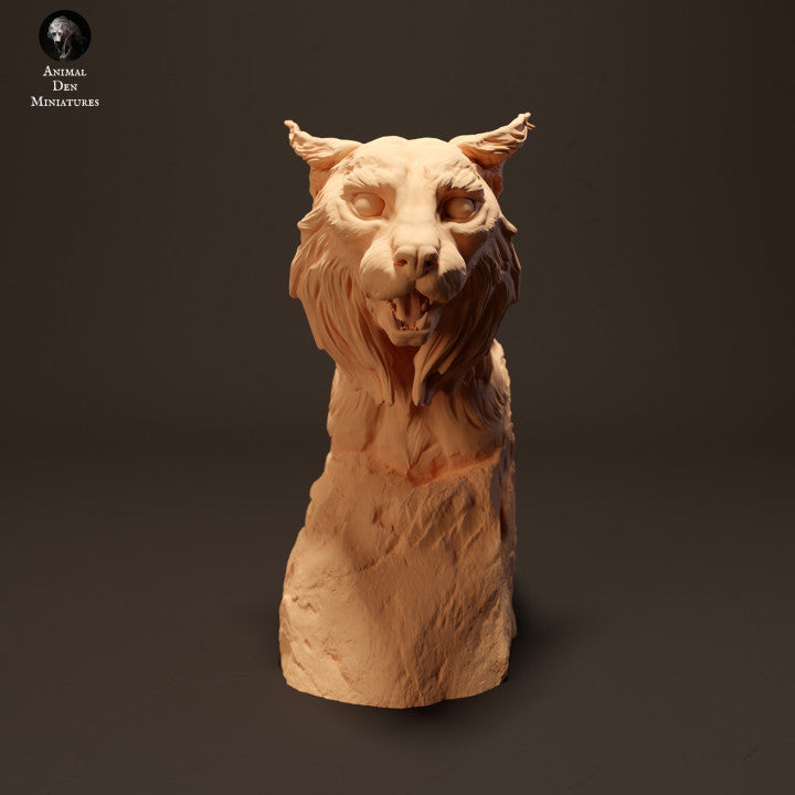 Iberian Lynx Bust