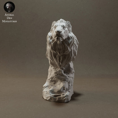 6cm/2,3 Lion Bust