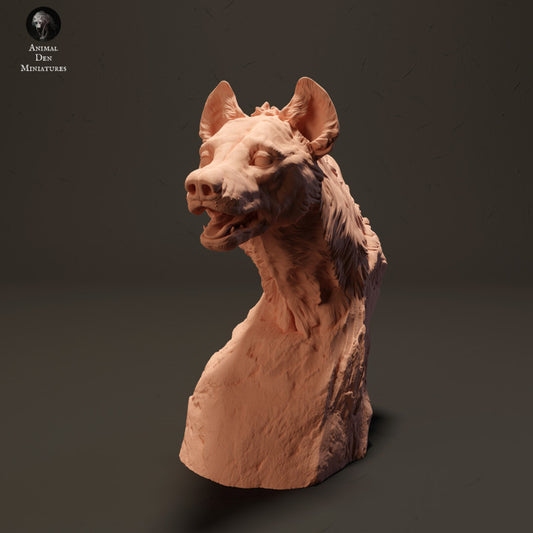 Spotted Hyena Bust